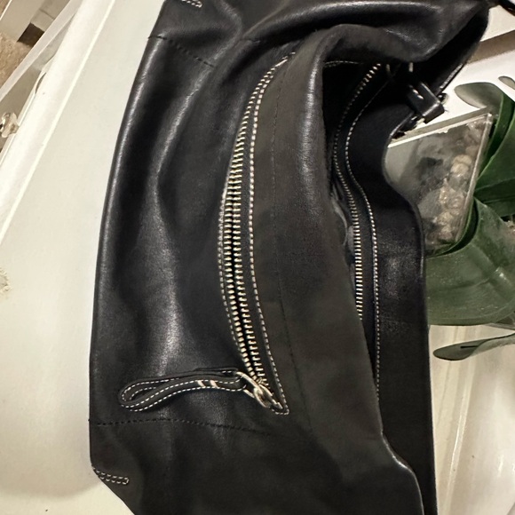 Coach Black Leather Shoulder Bag - Picture 5 of 15